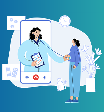 dr with patient